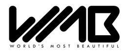 WMB WORLD'S MOST BEAUTIFUL logo