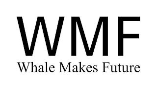 WMF WHALE MAKES FUTURE logo