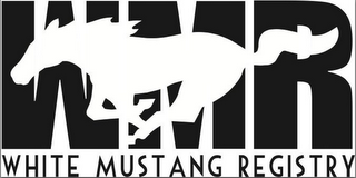WMR, WHITE MUSTANG REGISTRY logo