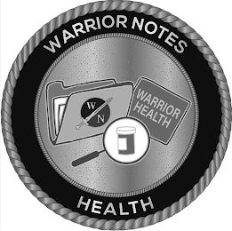 WN WARRIOR NOTES HEALTH WARRIOR HEALTH logo