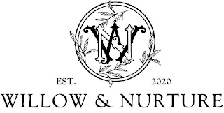 WN WILLOW & NURTURE EST. 2020 logo
