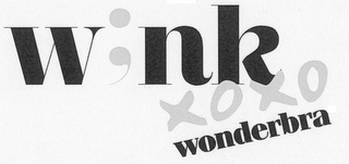 W;NK XOXO WONDERBRA logo