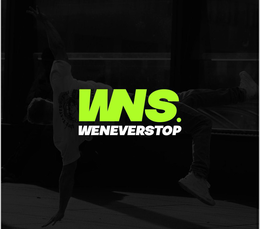 WNS.WENEVERSTOP logo