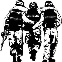 "WNYHEROES, INC." "SUPPORTING WESTERN NEW YORK VETERANS" "VETERAN" logo