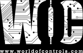 WOC WWW.WORLDOFCONTROLS.COM logo