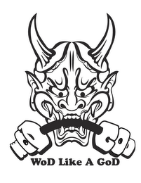 WOD GOD WOD LIKE A GOD logo
