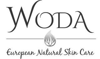 WODA EUROPEAN NATURAL SKIN CARE logo