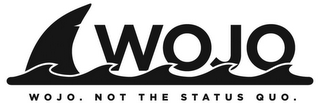 WOJO WOJO. NOT THE STATUS QUO. logo