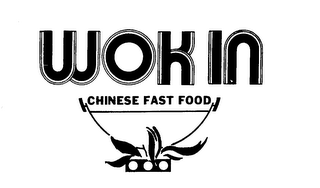 WOK IN CHINESE FAST FOOD logo