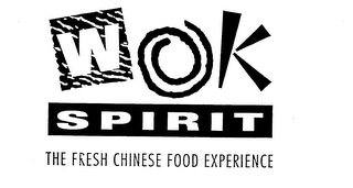 WOK SPIRIT THE FRESH CHINESE FOOD EXPERIENCE logo