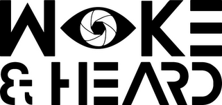 "WOKE" "AND" "HEARD" logo