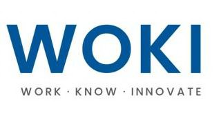 WOKI WORK · KNOW · INNOVATE logo