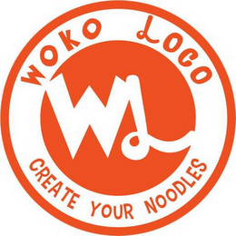 WOKO LOCO - WL - CREATE YOUR NOODLES logo