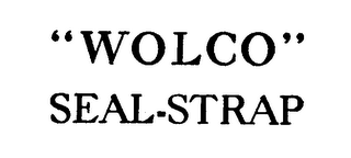 "WOLCO" SEAL-STRAP logo
