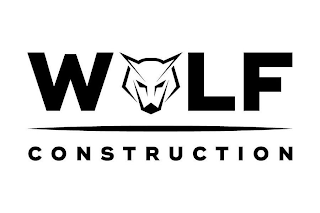 WOLF CONSTRUCTION logo
