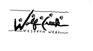 WOLF CREEK WESTERN WEAR logo