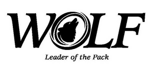 WOLF LEADER OF THE PACK logo