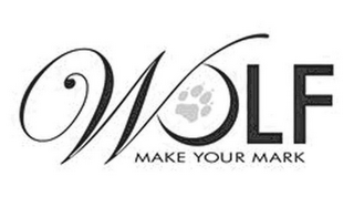 WOLF MAKE YOUR MARK logo