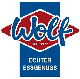 WOLF SEIT 1925 ECHTER ESSGENUSS logo
