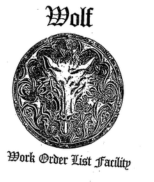 WOLF WORK ORDER LIST FACILITY logo