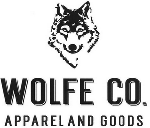 WOLFE CO. APPAREL AND GOODS logo