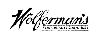 WOLFERMAN'S FINE BREADS SINCE 1888 logo