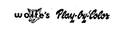 WOLFE'S PLAY-BY-COLOR logo