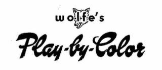 WOLFE'S PLAY-BY-COLOR logo