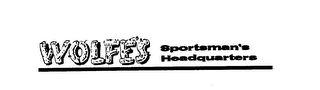 WOLFE'S SPORTSMAN'S HEADQUARTERS logo