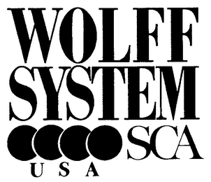 WOLFF SYSTEM SCA USA logo