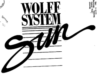 WOLFF SYSTEM SUN logo