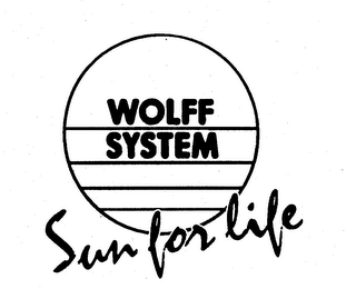 WOLFF SYSTEM SUN FOR LIFE logo
