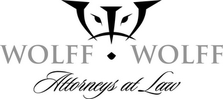 WOLFF WOLFF ATTORNEYS AT LAW logo