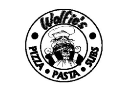· WOLFIE'S · PIZZA · PASTA · SUBS logo
