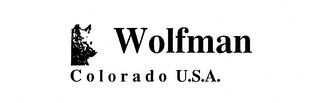 WOLFMAN COLORADO U.S.A. logo