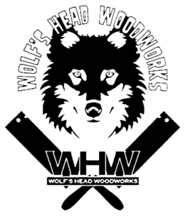 WOLF'S HEAD WOODWORKS WHW WOLF'S HEAD WOODWORKS logo