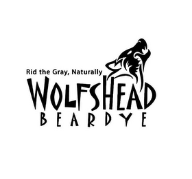WOLFSHEAD BEARDYE RID THE GRAY, NATURALLY logo