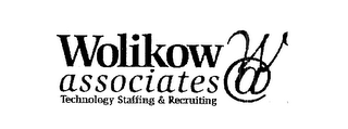 WOLIKOW ASSOCIATES TECHNOLOGY STAFFING & RECRUITING W@ logo