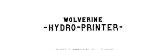 WOLVERINE HYDRO-PRINTER logo