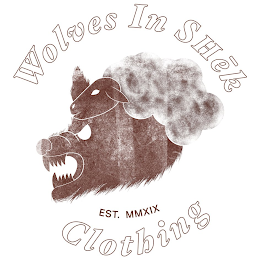 WOLVES IN SHEK CLOTHING EST. MMXIX logo