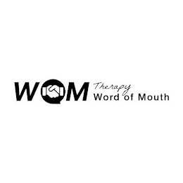 WOM THERAPY WORD OF MOUTH logo