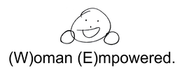 (W)OMAN (E)MPOWERED. logo