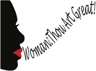 WOMAN: THOU ART GREAT! logo