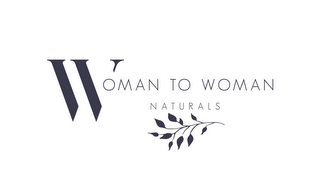 WOMAN TO WOMAN NATURALS logo