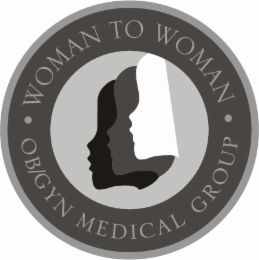 WOMAN TO WOMAN · OB/GYN MEDICAL GROUP · logo