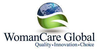 WOMANCARE GLOBAL QUALITY INNOVATION CHOICE logo