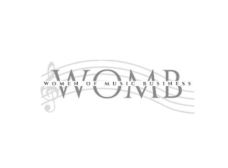 WOMB WOMEN OF MUSIC BUSINESS logo