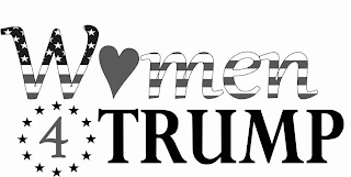 WOMEN 4 TRUMP logo