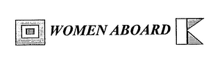 WOMEN ABOARD logo