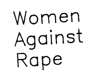 WOMEN AGAINST RAPE logo